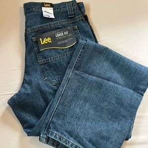 Lee Carpenter Loose Fit Straight Leg Denim Jean - Size 30x32